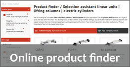 product finder linear units