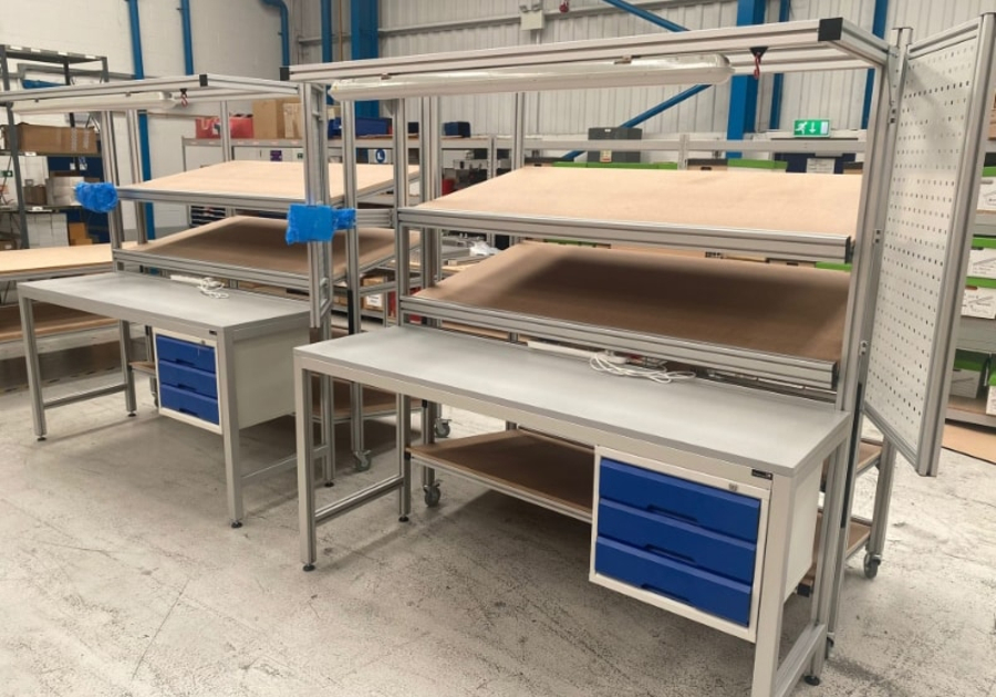 Bespoke Workbenches with drawers